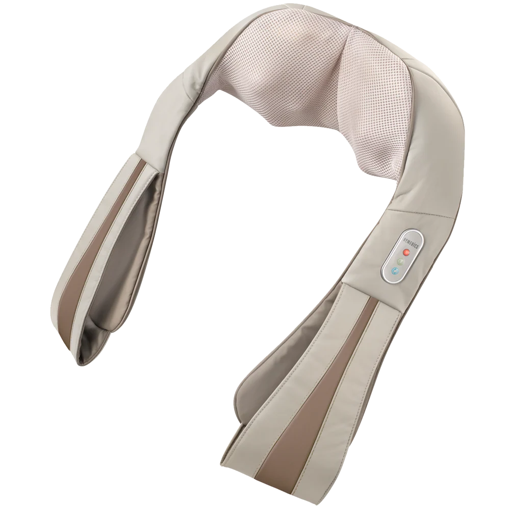 Quad Action Shiatsu Kneading Neck & Shoulder Massager With Heat