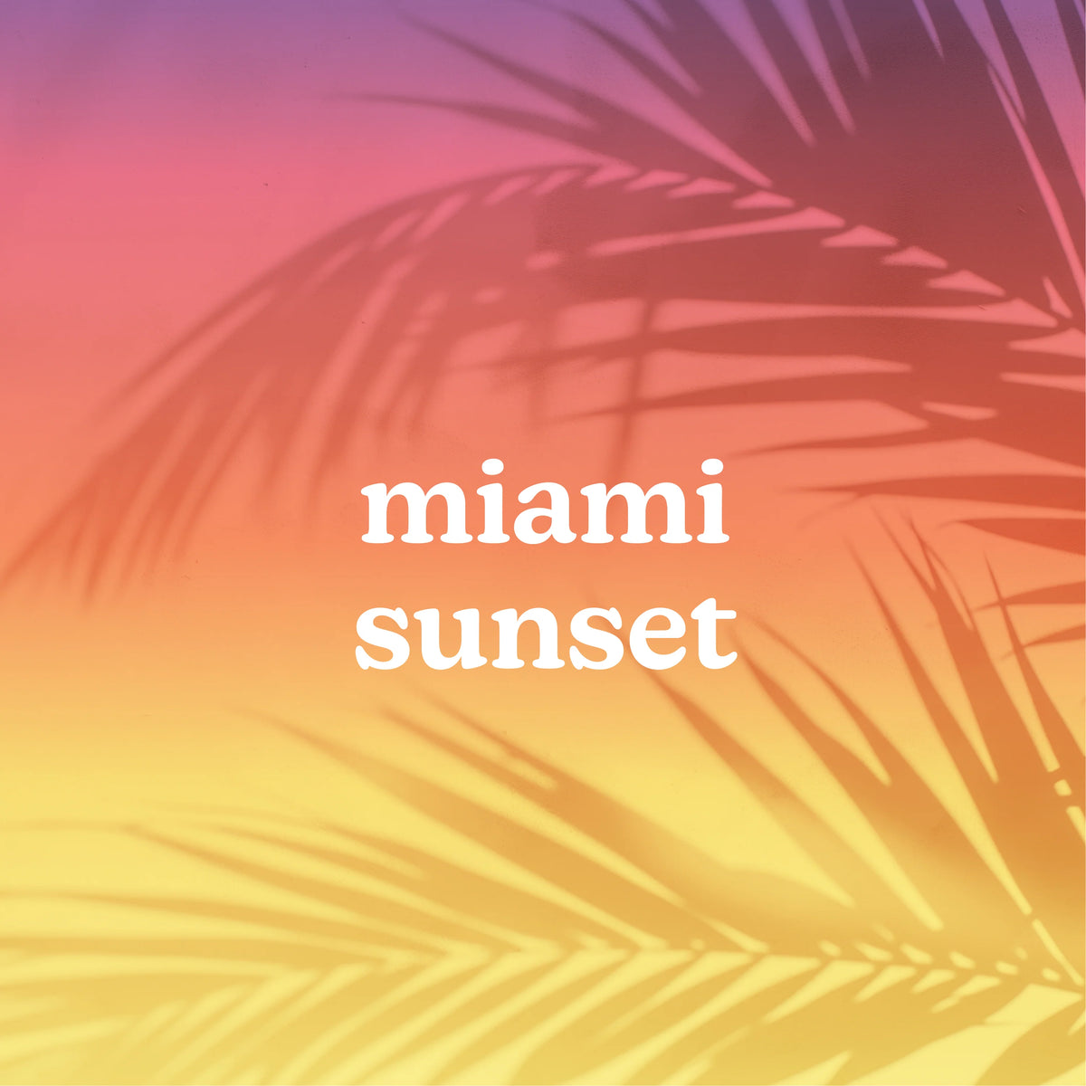 SereneScent™ Miami Sunset