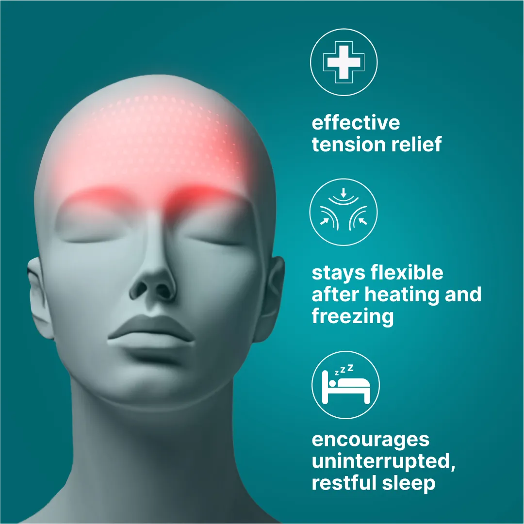 Hot and Cold Relief Gel Head Sleeve